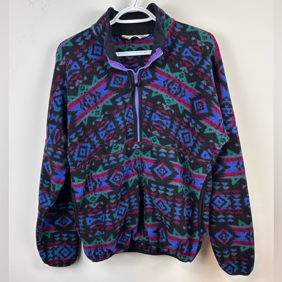 Eastern Mountain Sports Sweaters - Vintage Eastern Mountain Sports Fleece Pullover Women's Medium
